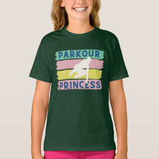 Parkour Princess Green Tシャツ