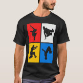 Parkour Retro Freerunning Freerunner Jumping Tシャツ (正面)