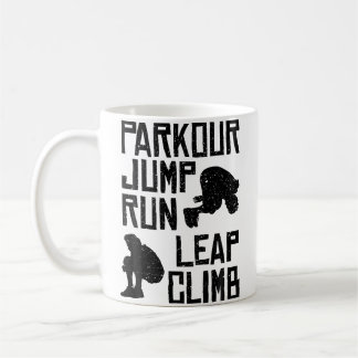 Parkour Shirt - Jump Run Leap Climb コーヒーマグカップ