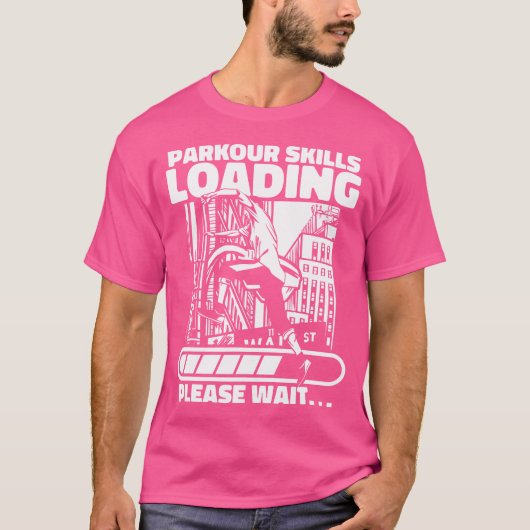 Parkour Skills Loading Wall Run Traceur Training P Tシャツ (正面)