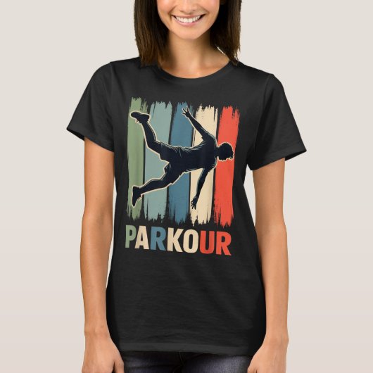 Parkour, Urban Gymnast, Traceur, Runner  Tシャツ (正面)