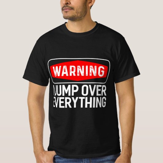 Parkour Warning I Jump Over Everything Free Runnin Tシャツ (正面)