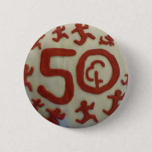 Parkrun 50のマイル標石のバッジ 缶バッジ