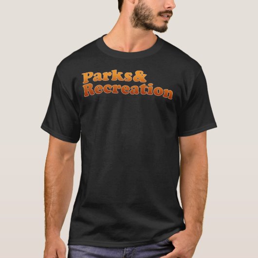 Parks and Rec Retro Logo Classic T-Shirt Tシャツ (正面)