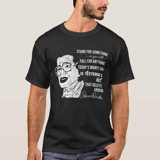 Parks Quotes Rosa Inspirational Black History Mont Tシャツ (正面)