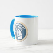 Parkwoodのビーチのマグ マグカップ (正面左)