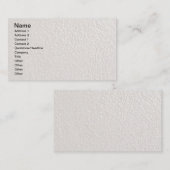 PARLクリーム色の白いテクスチャ背景テンプレート 名刺 (正面/裏面)