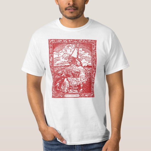 Parlez nous à boire レッドライン tシャツ (正面)