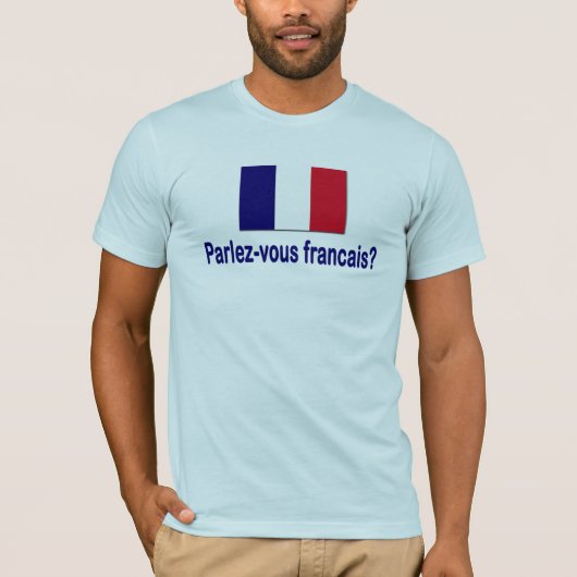 Parlez-vousのfrancaisか。 Tシャツ (正面)