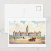 Parliament Building in Ottawa Vintage Postcard ポストカード (正面/裏面)