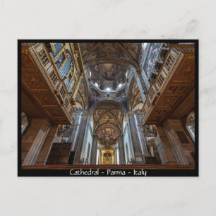 Parma Cathedral de Parma，イタリアのはがき ポストカード