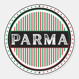 Parma City Pride Emblem – Italian Identity ラウンドシール