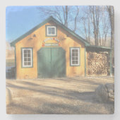 Parmeleeの農場のかえで糖の家 ストーンコースター (正面)