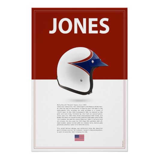 Parnelli Jones Helmet ポスター (正面)