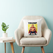 Parodic Superhero Trump Caricature クッション (椅子)