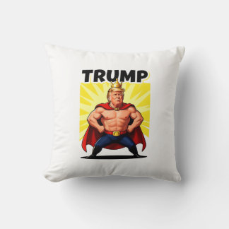 Parodic Superhero Trump Caricature クッション