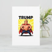 Parodic Superhero Trump Caricature 招待状 (スタンド正面)