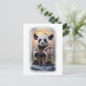 Parody Movie Design on a White シーズンポストカード (スタンド正面)