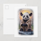 Parody Movie Design on a White シーズンポストカード (正面/裏面)