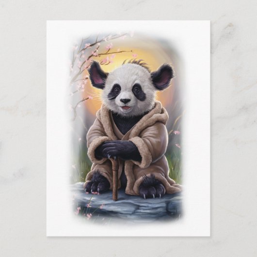 Parody Movie Design on a White シーズンポストカード (正面)