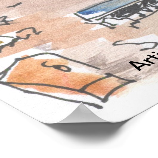 Paros Greece Poster ポスター (角)