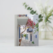 Paros Parikia Summer Alley ポストカード (スタンド正面)