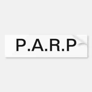 Parpのバンパーステッカー バンパーステッカー