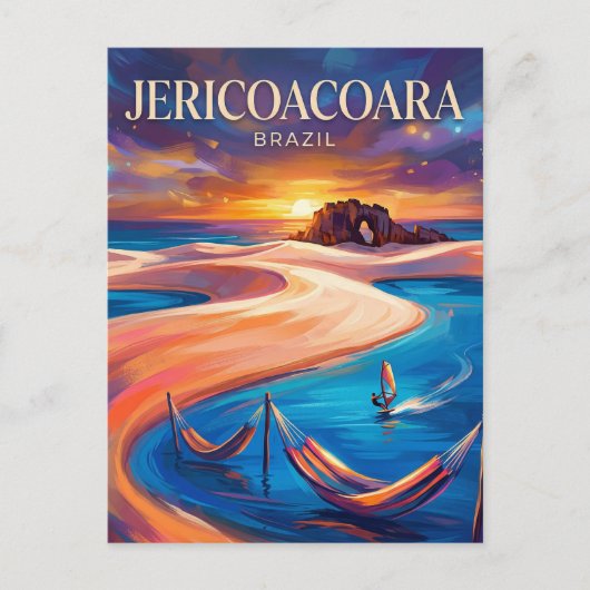 Parque Nacional de Jericoacoara Brazil ポストカード (正面)