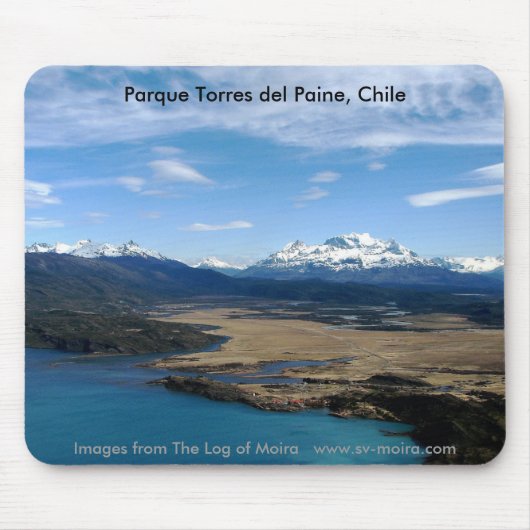 Parque Torres del Paine、チリ マウスパッド (正面)
