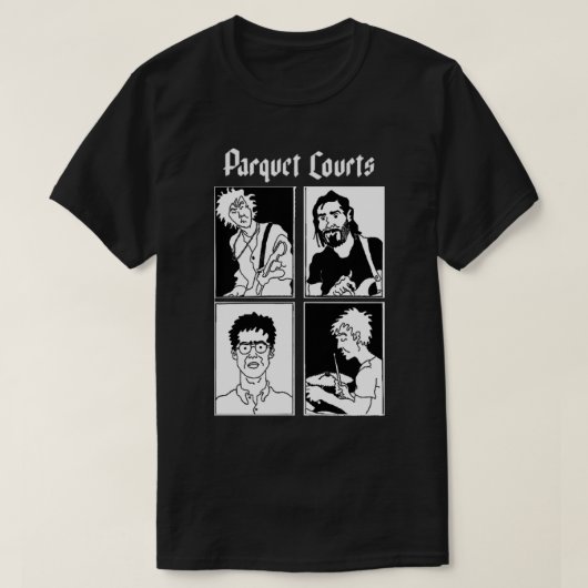 Parquet Courts Original Band Graphic Design Tシャツ (デザイン正面)