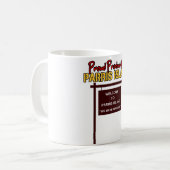 "Parrisの島" 11ozへの歓迎。 クラシックで白いマグ コーヒーマグカップ (正面左)