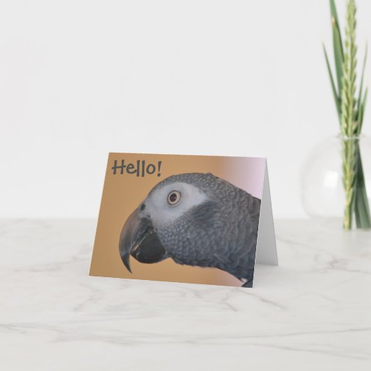 Parrotノートカード カード (正面)