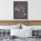 Parrot -オリジナルスケッチ- Canvas Print キャンバスプリント (インサイチュ (寝室))