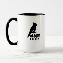 Parrot Alarm Clock Funny Pet Owner Mug マグカップ