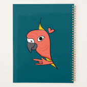 Parrot ASL I Love You – ろう文化デザイン プランナー手帳 (裏面)