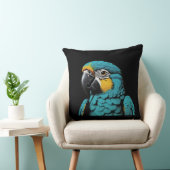 Parrot Bird Design Throw Pillow クッション (椅子)