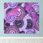 Parrot Clarity キャンバスプリント (インサイチュ (ウッドフロア))