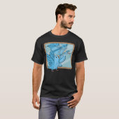 Parrot & Dragon Reflection Iブルーパロレット1 Tシャツ (正面フル)