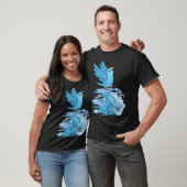 Parrot & Dragon Reflection I Blue Parrotlet Tシャツ (ユニセックス)
