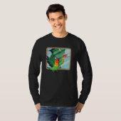 Parrot & Dragon Reflection I Fischers Lovebird Tシャツ (正面フル)
