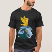 Parrot & Dragon Reflection I Golden Conure 2 Tシャツ (正面)