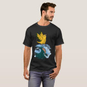 Parrot & Dragon Reflection I Golden Conure 2 Tシャツ (正面フル)