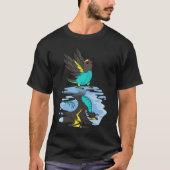 Parrot & Dragon Reflection I Meyers Parrot Tシャツ (正面)