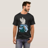 Parrot & Dragon Reflection I White Cocatoo 2 Tシャツ (正面フル)