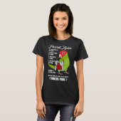 Parrot House Rules It's Mine Iさくらんぼ頭コヌール Tシャツ (正面フル)