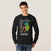 Parrot House Rules It's Mine I Blue-crowned Conure Tシャツ (正面フル)