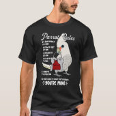 Parrot House Rules It's Mine I Goffins Cockatoo Tシャツ (正面)