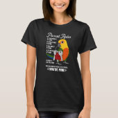 Parrot House Rules It's Mine I Jenday Conure Premi Tシャツ (正面)