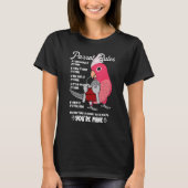 Parrot House Rules It's Mine I Rose-breasted Galah Tシャツ (正面)