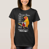 Parrot House Rules It's Mine I Sun Conure Tシャツ (正面)